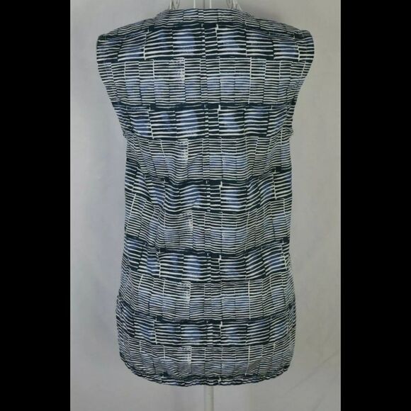 KATE SPADE SATURDAY V-NECK SLEEVELESS xs BLOUSE - Picture 3 of 7